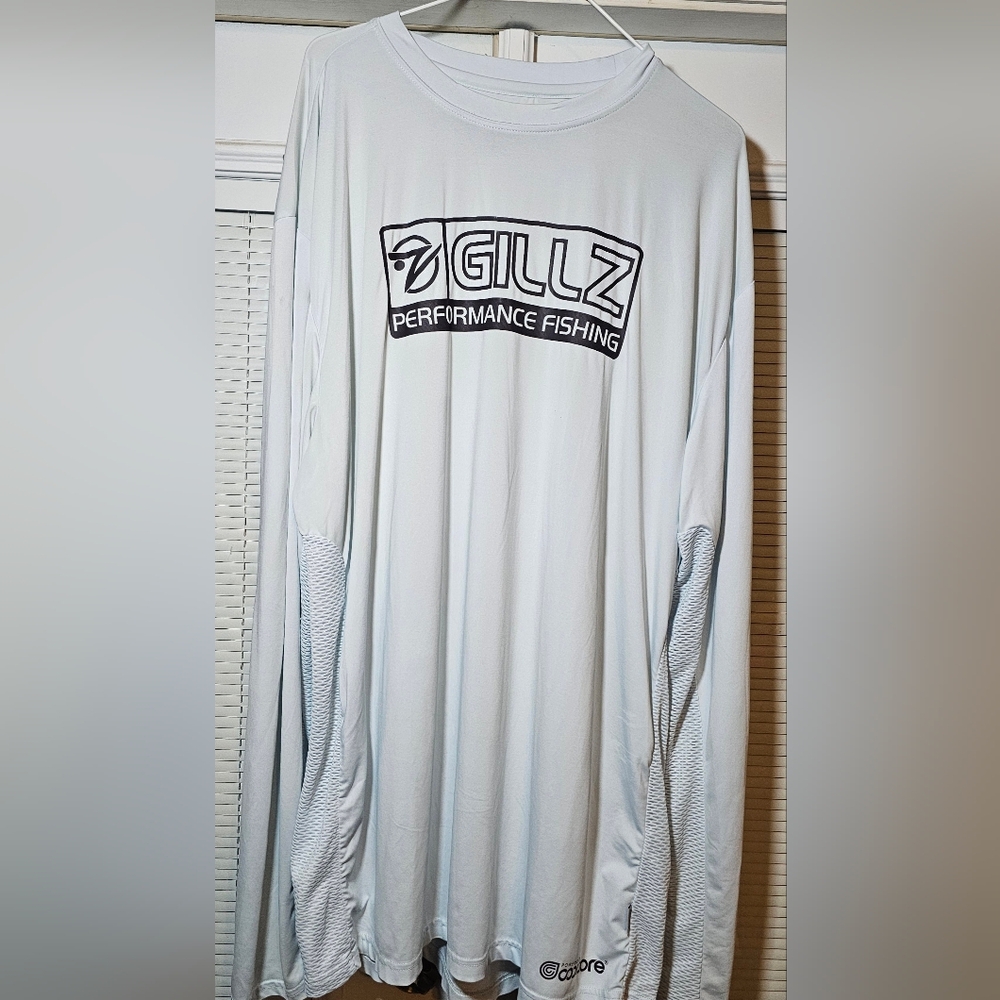 Gillz Fishing Men's Shirt XXL Performance Cool Core Long Sleeve UV Protection